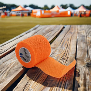 ผ้าพันแบบนอนวูฟเวนระบายอากาศได้ยาว5ซม. * 4.5ม. ผ้าพันแบบมีกาวยืดหยุ่นกันน้ำกำหนดสีได้เองขายส่ง - Product Image 6