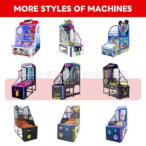 Machine de tir de basket-ball avec compteur de tirs et écran LCD vidéo, grand modèle pour enfants et adultes, équipement de jeu vidéo à monnayeur - Product Image 4