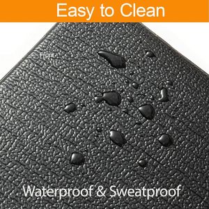 Tapis de course pour vélo <span class=keywords><strong>Peloton</strong></span> et elliptique Tapis d'entraînement d'exercice en PVC de 6mm d'épaisseur 36x72 "Tapis de vélo compatible avec l'équipement d'entraînement - Product Image 3