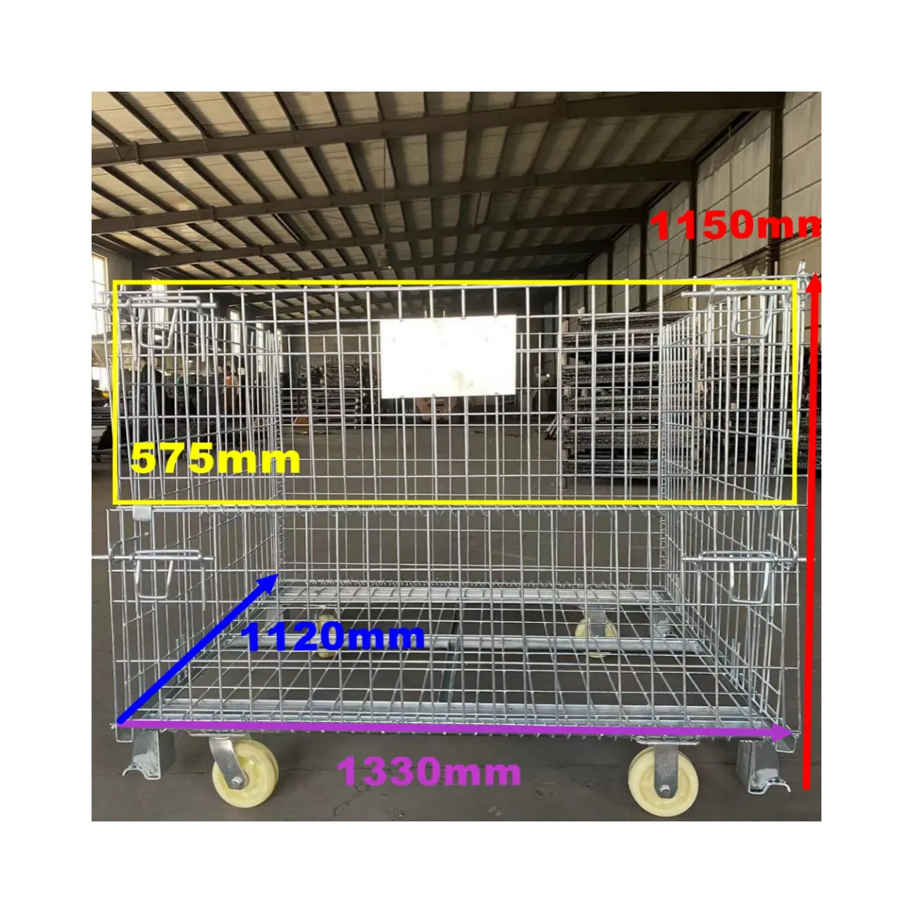 Hochleistungs-Gitterkästen und Palettenbehälter für Logistik-Warenlager