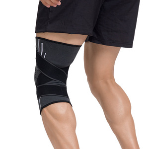 Rodillera de Compresión con Protección Avanzada, Transpirable y Antideslizante <span class=keywords><strong>para</strong></span> Hombres, <span class=keywords><strong>para</strong></span> Baloncesto y Senderismo - Spandex y Nailon - Product Image 4