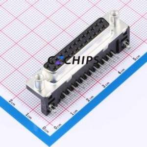 D25S33E4GV00LF D-Sub/VGA Connector Bent Lead Through Hole Connector - Product Image 1