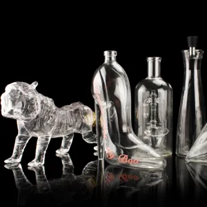 Vidro Whisky Decanter Licor De Vidro Whisky Decanter Atacado Em Relevo Design Cristal Bulk Crystal Dragon CLASSIC Party