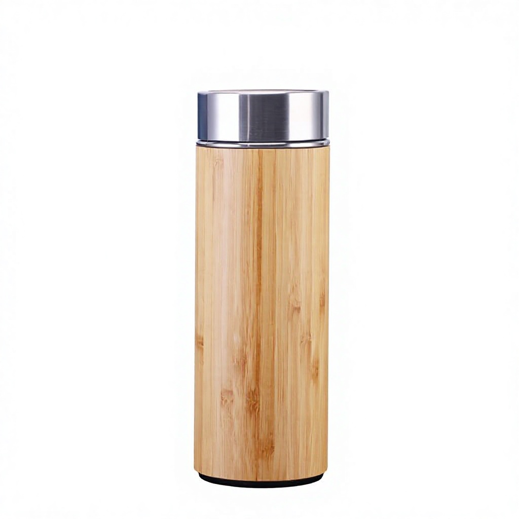Wood color--350ml straight cup