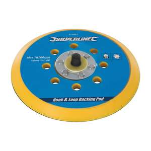 Almohadilla de respaldo Silverline Hook & Loop 150mm / 5/16 "UNF - Product Image 1