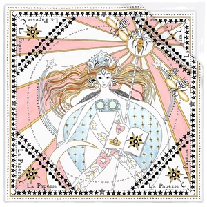 Pañuelo Decorativo Multifuncional de Seda Imitada con Estampado de <span class=keywords><strong>Tarot</strong></span> Personalizado para Mujer, 53 cm, Primavera Verano - Product Image 5