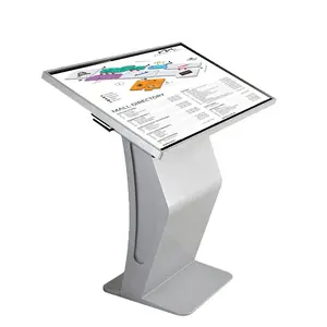 Multimedia digital information all in one pc self service 43 inch LCD display interactive touch screen kiosk