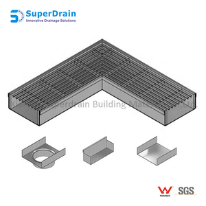 Hệ Thống Thoát Nước Bằng Thép Không Gỉ Lưới Ống Thoát Nước Thương Mại - Product Image 2