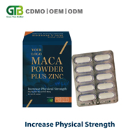 Supplément santé en capsules Maca personnalisé pour homme augmentant sa force physique