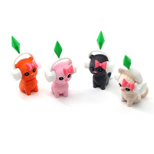 The <span class=keywords><strong>Sims</strong></span> Plumbob - Figura <span class=keywords><strong>de</strong></span> Gato Bailarín, Adorno para Coche, Temática Animal - Product Image 5