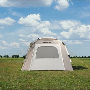 Tente en maille CAMPTOWN ELPASO 400, tente instantanée avec poteaux en fibre de verre, plafond haut, ventilation à 360°, anti-insectes, tente d'extérieur - Product Image 4