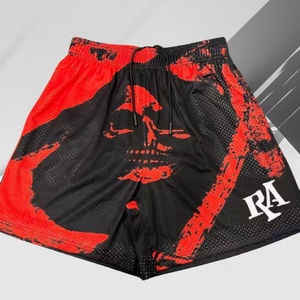 Pantalones Cortos de Baloncesto Personalizados, Deportivos, Casuales, Transpirables, de Secado Rápido, de Malla, para Hombre - Product Image 1