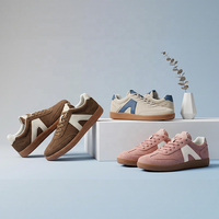 OLICOM Chaussures de sport décontractées de luxe de haute qualité en cuir de vachette pour hommes, style allemand, chaussures de marche, baskets décontractées
