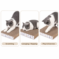 Planche à gratter en carton ondulé personnalisable avec logo, double face, réversible, en vrac, écologique