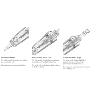Agujas <span class=keywords><strong>de</strong></span> cartucho <span class=keywords><strong>de</strong></span> tatuaje desechables Agujas <span class=keywords><strong>de</strong></span> <span class=keywords><strong>sombreado</strong></span> Microblading <span class=keywords><strong>de</strong></span> cejas para cejas Labios - Product Image 6