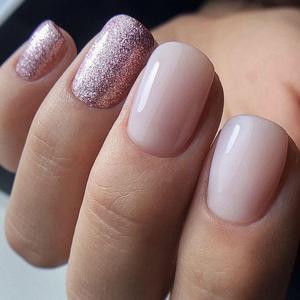 Majida Gel Polish Color 8.5 Ml Pink Glitter UV Gel <b>Nail</b> Polish - Product Image 3