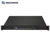 Haute performance H170 chipset 8GBe Lans entreprise 1U serveur pare-feu barebone huit i211 serveur routeur réseau