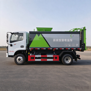 Nouveau camion de collecte des déchets alimentaires Dongfeng Dolica 4X2 à chargement latéral avec réservoir anti-fuite - Product Image 6