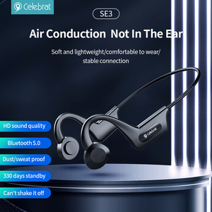 Earphone <span class=keywords><strong>Headset</strong></span> <span class=keywords><strong>Bluetooth</strong></span> anti air, headphone Stereo, <span class=keywords><strong>Headset</strong></span> <span class=keywords><strong>Bluetooth</strong></span>, anti air, olahraga, nirkabel, headphone konduksi tulang - Product Image 2