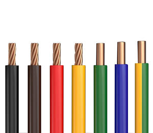 BV BVR <span class=keywords><strong>THW</strong></span> THHN <span class=keywords><strong>สาย</strong></span>ไฟฟ้าสายเดี่ยวพีวีซีหุ้มฉนวนทองแดงขนาด1.5มม. 2.5มม. 4มม. 10มม. 16มม. สำหรับใช้ในอุตสาหกรรม - Product Image 4