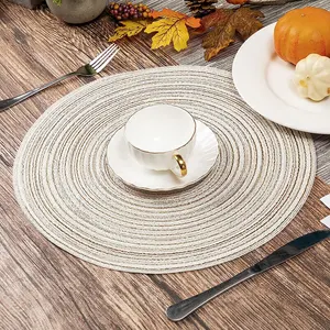 Bông đính cườm placemats vòng màu đỏ đính cườm placemats đen đính cườm nơi thảm thiết kế đính cườm placemats Vòng Thủy Tinh Đính Cườm nơi ma