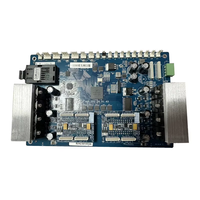 Carte mère d'imprimante à jet d'encre à double port LAN avec dissipateur thermique, carte de contrôle d'imprimante DTF stable 42V pour machine grand format I3200
