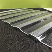 Plaques de toiture trapézoïdales en polycarbonate gaufré de qualité supérieure, durables, modernes, protection UV, écologiques, garantie 5 ans
