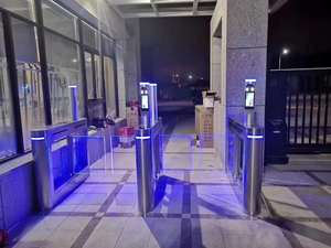 automatique de porte d'oscillation de sécurité de contrôle d'accès d'entrée de Rfid de barrière d'oscillation optique avec - Product Image 5