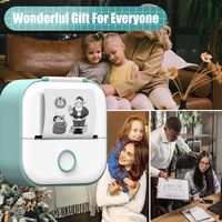 Printer Foto Termal Phomemo T02 Portabel Mini Ukuran 203 Dpi untuk Ponsel iOS Android