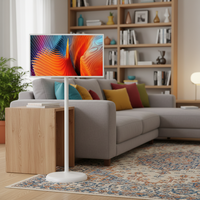 Écran intelligent Android Youshi Cloud 21,5 32 pouces sur pied, rotation automatique, support réglable en hauteur, OEM, pour centres commerciaux et éducation