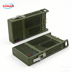 Radio maillée IP sans fil 180 km pour réseau ad hoc mobile et surveillance vidéo - Product Image 1