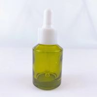 18/410 20/410 compte-gouttes à bouchon à vis anti-déversement en aluminium or argent avec pipette en verre pour bouteilles d'emballage cosmétique