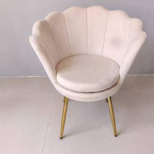 Modern Design Living Room Furniture Leisure Hotel Sofa MakeUp Manicure <b>Chair</b> <b>Gold</b> Leg Upholstered Velvet Accent Dining <b>Chair</b> - Product Image 6