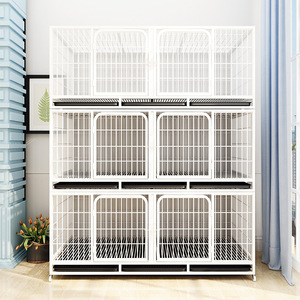 Wholesale Pet Breeding Cage with Wheels Heavy Duty Multi-Layer <strong>Dog</strong> Kennel <strong>Crate</strong> for Indoor Use - Product Image 2