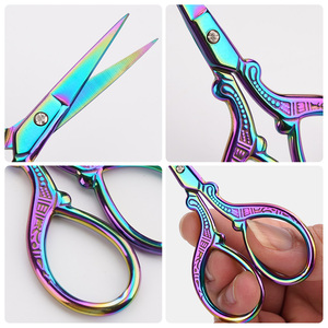 Kéo thêu thép không gỉ kiểu châu Âu cổ điển, sắc bén, dùng cắt chỉ, vải - Product Image 2