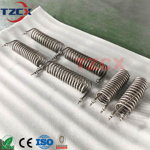 Calentador eléctrico tubular en forma de espiral, elemento de calefacción de acero inoxidable personalizado con certificado CE - Product Image 5