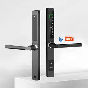 <span class=keywords><strong>Smart</strong></span> Schiebetür schloss Aluminium Glass chiebetür griffe mit Einst eck schloss Multi Sliding Digital Türschloss Set - Product Image 3