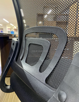 Chaise de bureau ergonomique bon marché avec hauteur réglable, dossier en maille, soutien lombaire confortable, chaise de direction moderne
