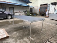 Estructura Robusta de Aluminio, Plataforma de Escenario Modular Portátil para Festivales de Música, Conciertos, Bodas, Espectáculos, Conciertos de Rock