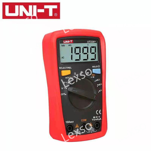 Multímetro Digital Portátil Eulide UT33, 600V, Pantalla Pequeña, Medidor Eléctrico Multiusos, 0.2kg, Rojo - Product Image 3