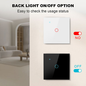 Interrupteur mural intelligent Wi-Fi 1/2/3/4 voies 110V-240V compatible Matter Alexa Apple <span class=keywords><strong>Home</strong></span> APP, commande vocale, panneau PC, certifié CE - Product Image 5