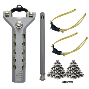 Tirachinas Automatico Professional Automatic Slingshot Aluminum Alloy with Magazine for Outdoor Target Shooting - Product Image 3