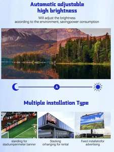 IP65 Wasserdichte P4 P5 P6 P8 P10 Outdoor-Stadion-LED-Anzeigetafel Riesiger LED-Bildschirm für Fußballstadien LED-Display - Product Image 6