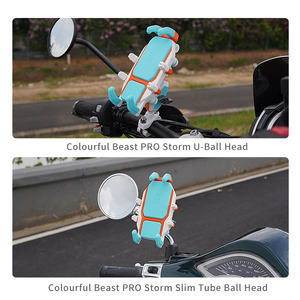 SMNU, nuevo diseño, antivibración, inalámbrico, carga rápida, sujeción automática, soporte para <span class=keywords><strong>teléfono</strong></span> móvil para motocicleta - Product Image 3