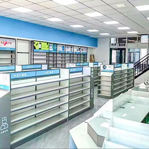 05-QWJYS006-B أثاث وتجهيزات عرض مخصصة للصيدليات لتصميم داخلي لمتاجر الأدوية - Product Image 5