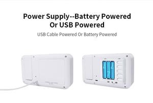 Kỹ thuật số Chiếu Đồng Hồ Báo Thức trên Trần với Nhiệt Độ Trong Nhà - Product Image 2