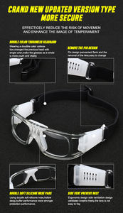 男女兼用バスケットボールスポーツトレーニングゴーグルアンチインパクト屋外サッカーとサッカーメガネ - Product Image 4