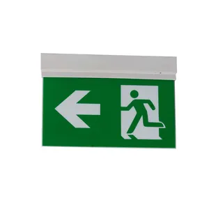 Rechargeable Emergency Exit Lights Led Fire Safety Exit Signs Emergency Light