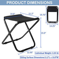 Chaise longue pliante OEM, chaise de camping inclinable, portable, légère, durable, pour la pêche, la randonnée, le jardinage et la plage