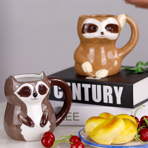 Mecoco — tasses à eau moderne en céramique, ensemble de soucoupes, Espresso, à café - Product Image 1